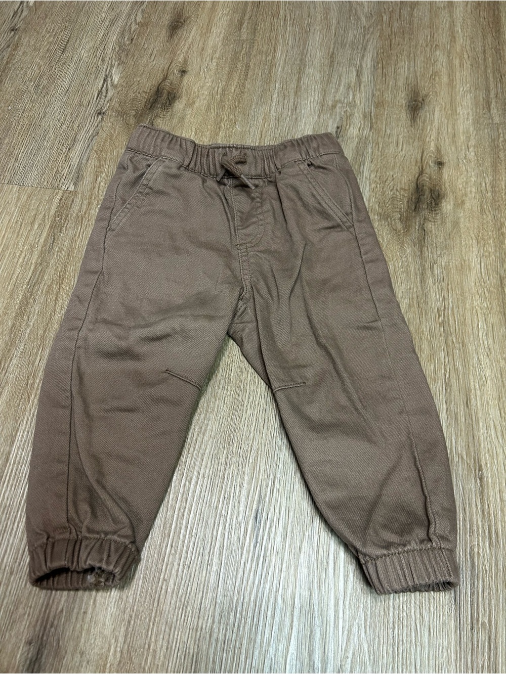 Old Navy Kids Brown Jogger Pants - Elastic Waist & Ankle